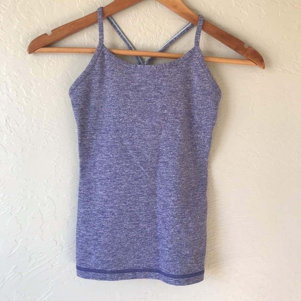 Ivivva Purple Tank Top Racerback Shelf Bra
